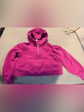 lululemon athletica Magenta Zip-Up Hoodie